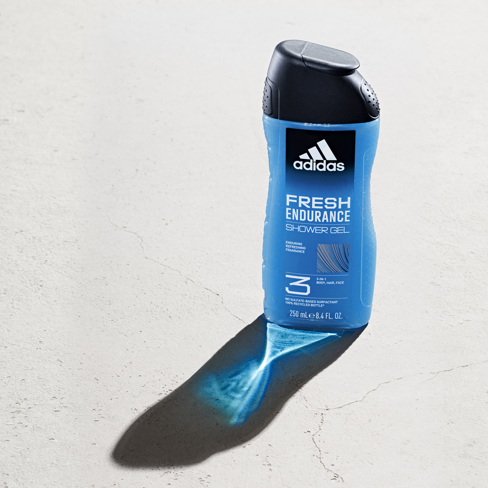adidas Fresh Endurance -  Parfum rafraîchissant, Vegan et testé dermatologiquement. Gel douche - 250 ML