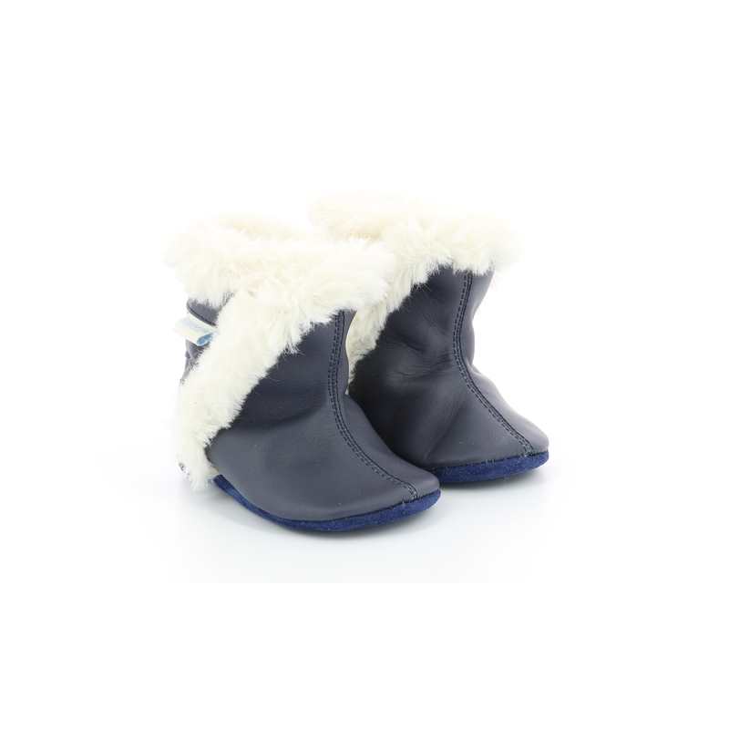 Chaussons cuir Bootie