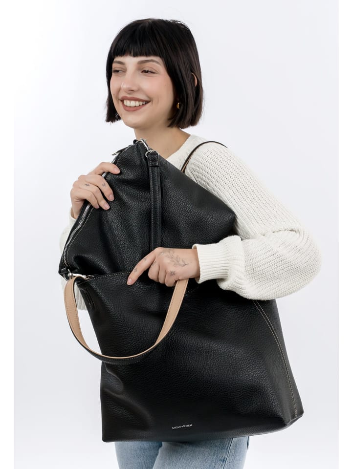 EMILY & NOAH Shopper E&N Eva in black günstig kaufen onesize
