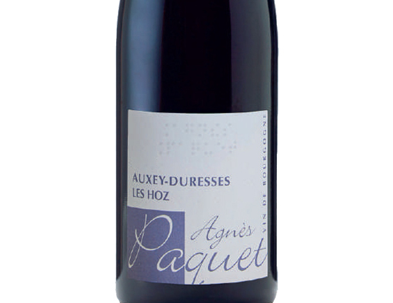 Domaine Agnès Paquet Auxey-Duresses les Hoz Rouge 2022 Bourgogne Auxey-Duresses