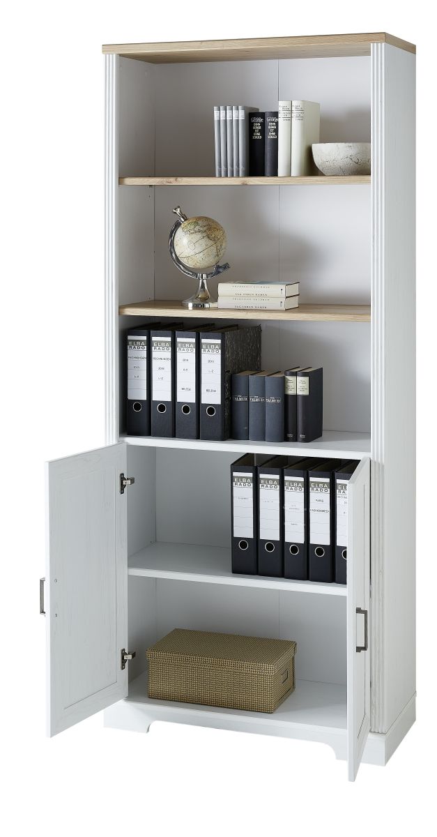Aktenschrank Jasmin offen Eiche Pinie