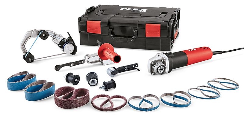 Flex-tools 453463 BRE 8-4 INOX SET Rørbåndsliper og båndfil TRINOFLEX
