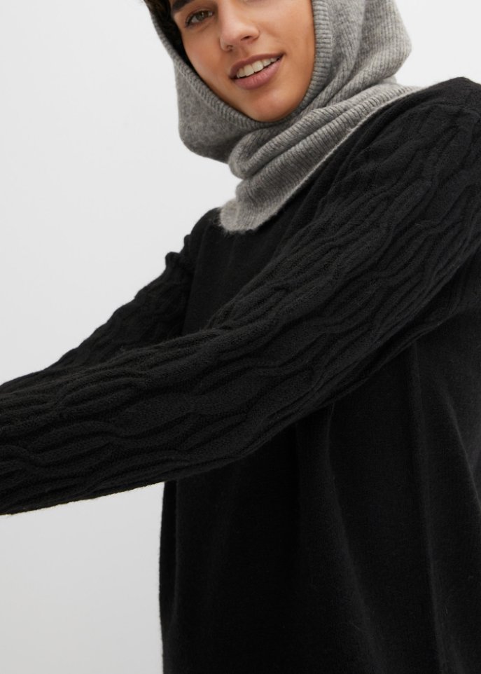 Strickkleid mit Wollanteil