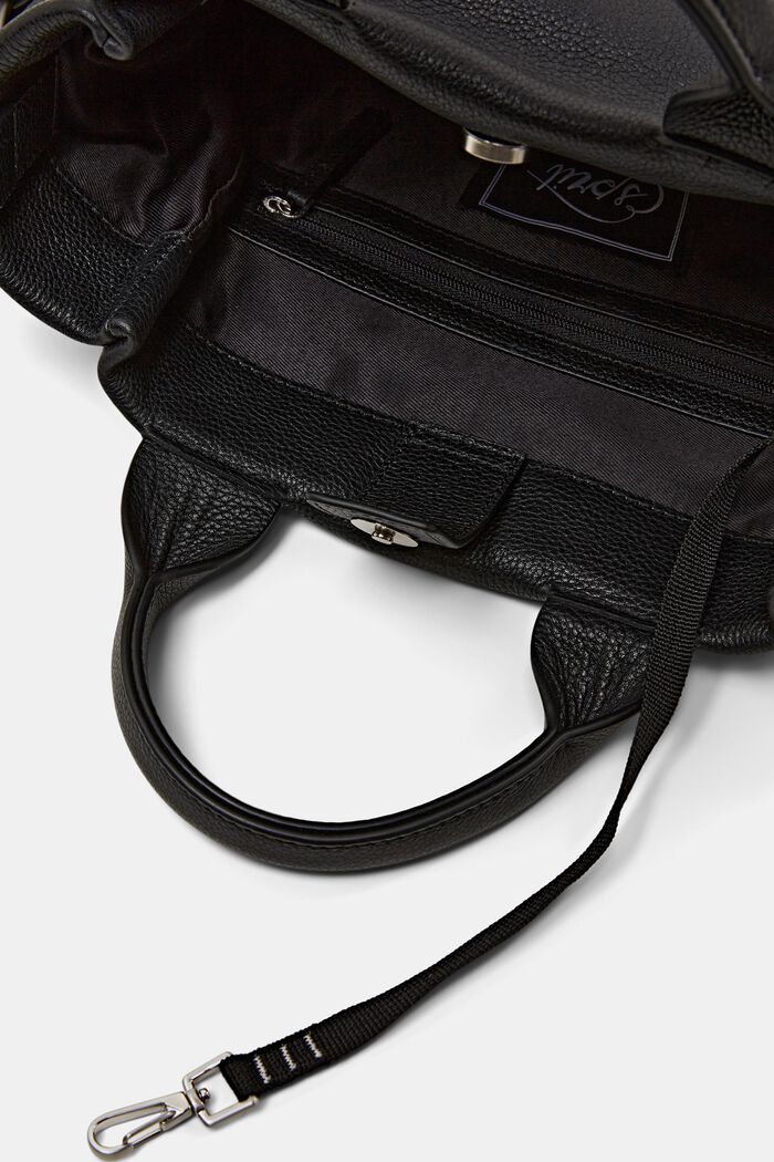 Gestreifte Ledertasche
