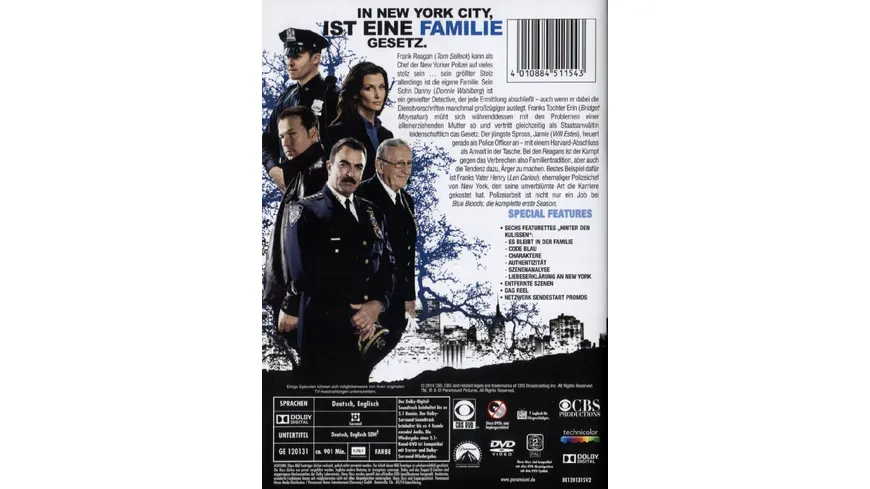 Blue Bloods - Staffel 1  [6 DVDs]