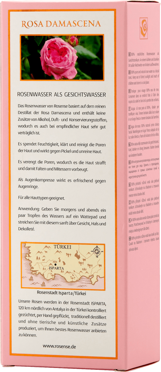 Gesichtswasser Rosenwasser, 300 ml