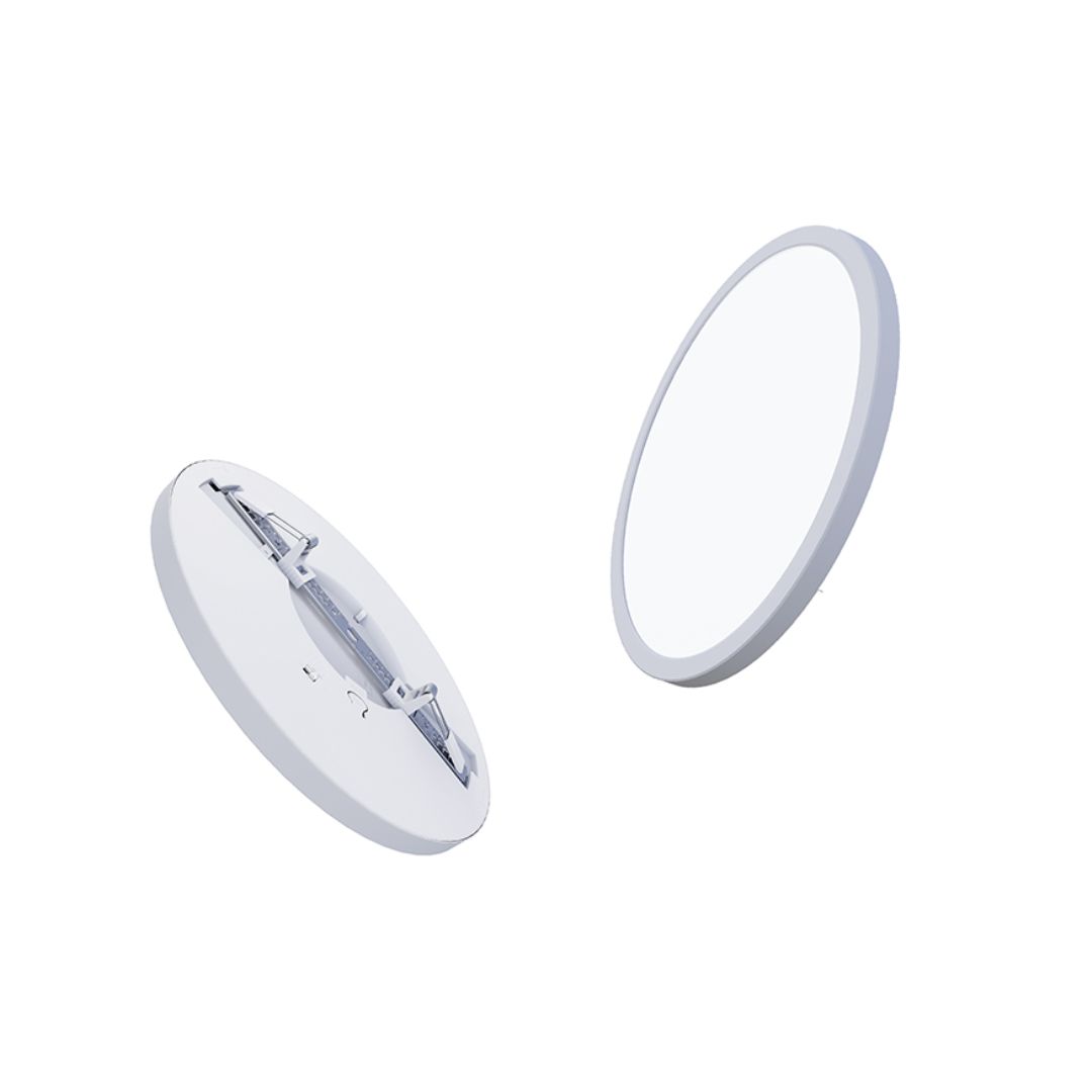 ENOVALITE LED CCT Panel, Ein-/Aufbau, dimmbar, 18W, ø225mm, Lochdurchm. variabel