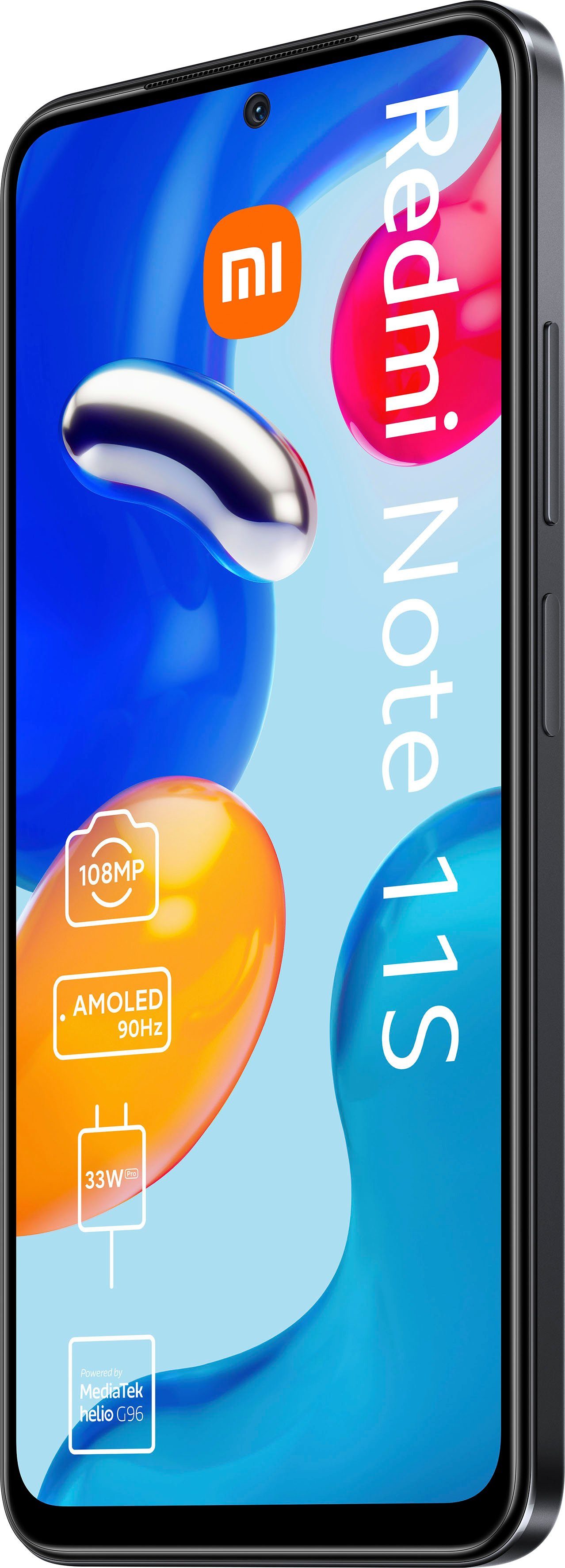 Xiaomi Redmi Note 11S Smartphone (16,33 cm/6,43 Zoll, 128 GB Speicherplatz, 108 MP Kamera)