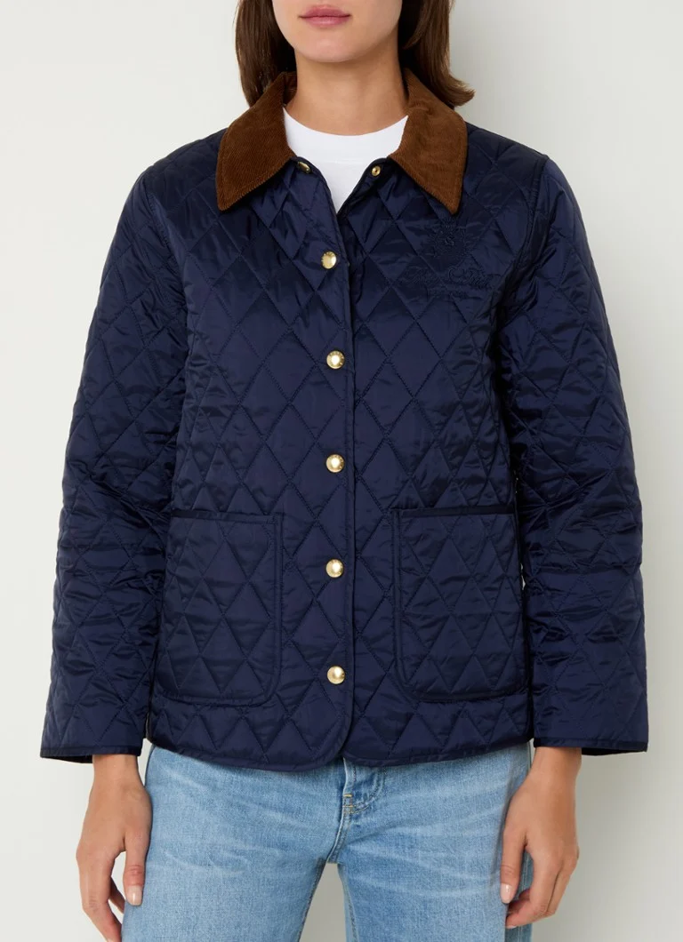 Sportliche und elegante Vendome Steppjacke mit Logostickerei