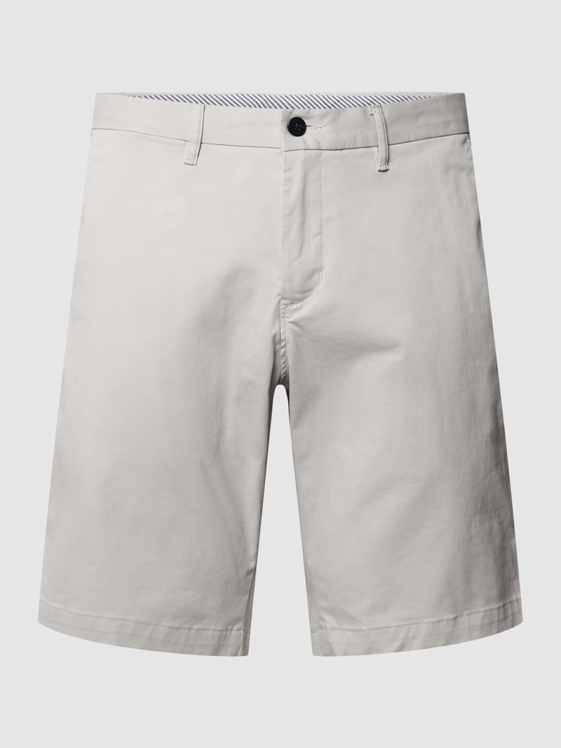 Chino-Shorts mit französischen Eingrifftaschen Modell 'HARLEM' in hellgrau