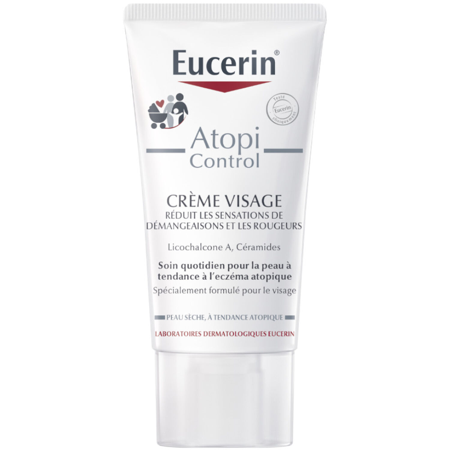 Eucerin Atopicontrol Crème Visage Calmante et Apaisante - Peaux Sèches à Atopiques