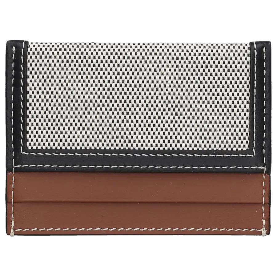Burberry - Kreditkartenhalter SANDON Canvas - beige