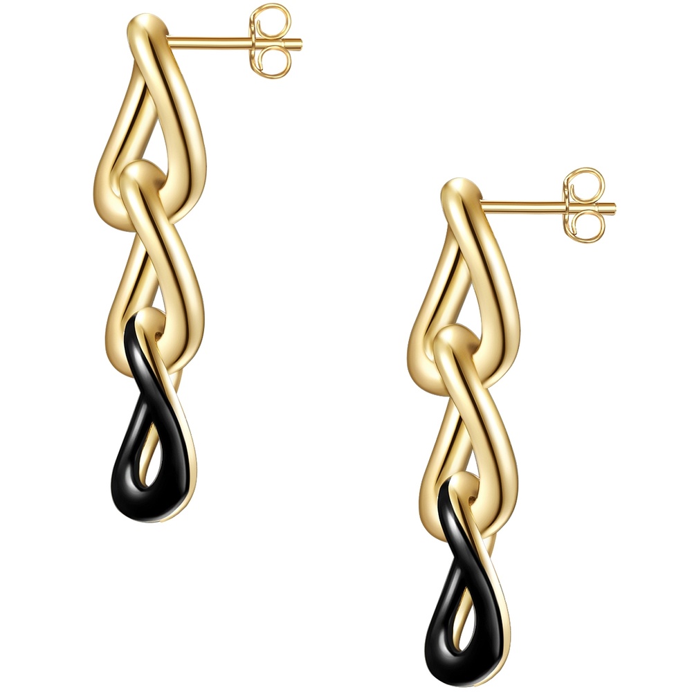 Glanzstücke München Boucles d'oreille en argent Argent sterling en Or jaune Boucles d'oreilles