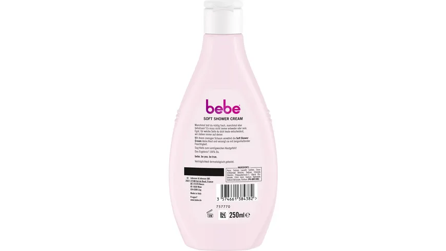 bebe Soft Shower Cream 250 ml