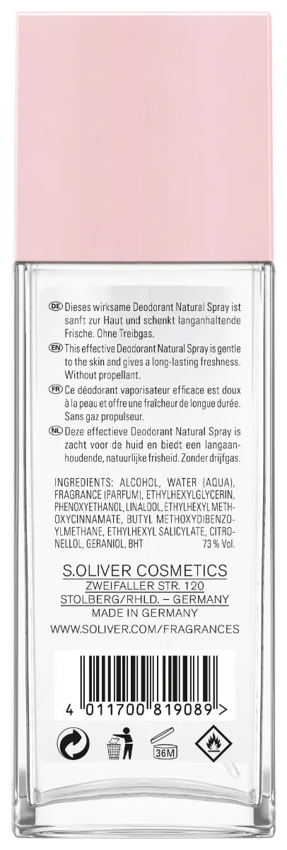 s.Oliver Pure Senses Parfumeret deodorant