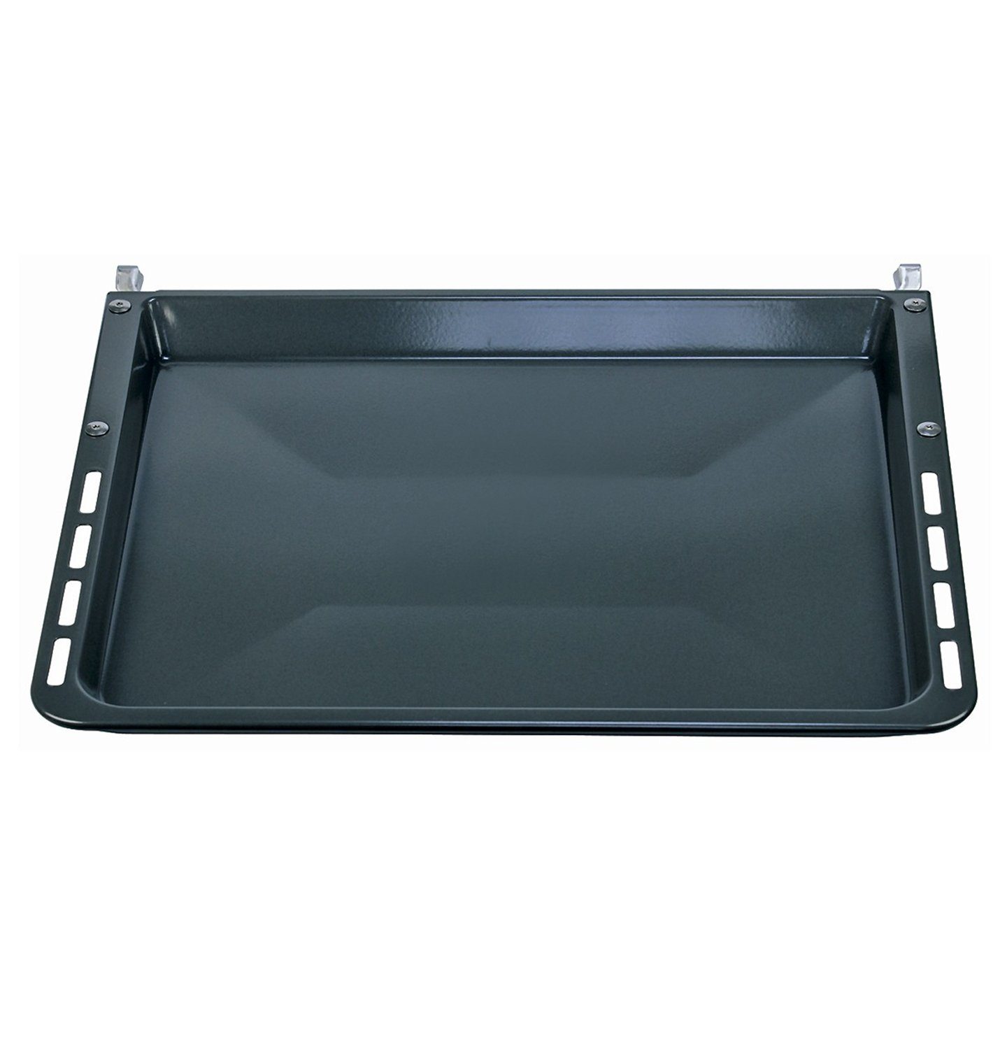 SIEMENS Backblech Pizzablech 00680615, emailliert, 459x375/392x29 mm mit Trägern für Backofen Herd