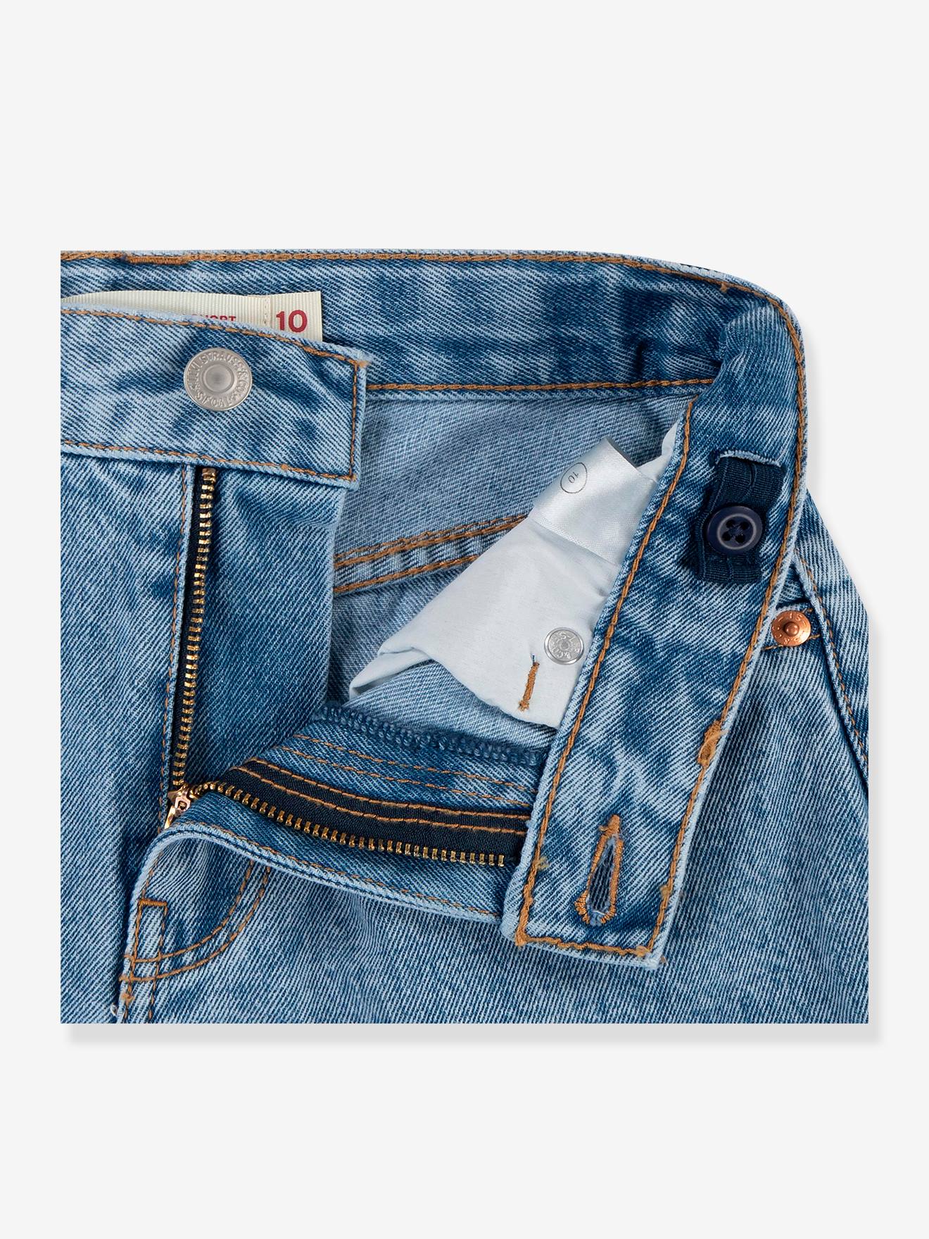 Levis Mädchen Mom-Jeansshorts Levi's, Bio-Baumwolle - jeansblau