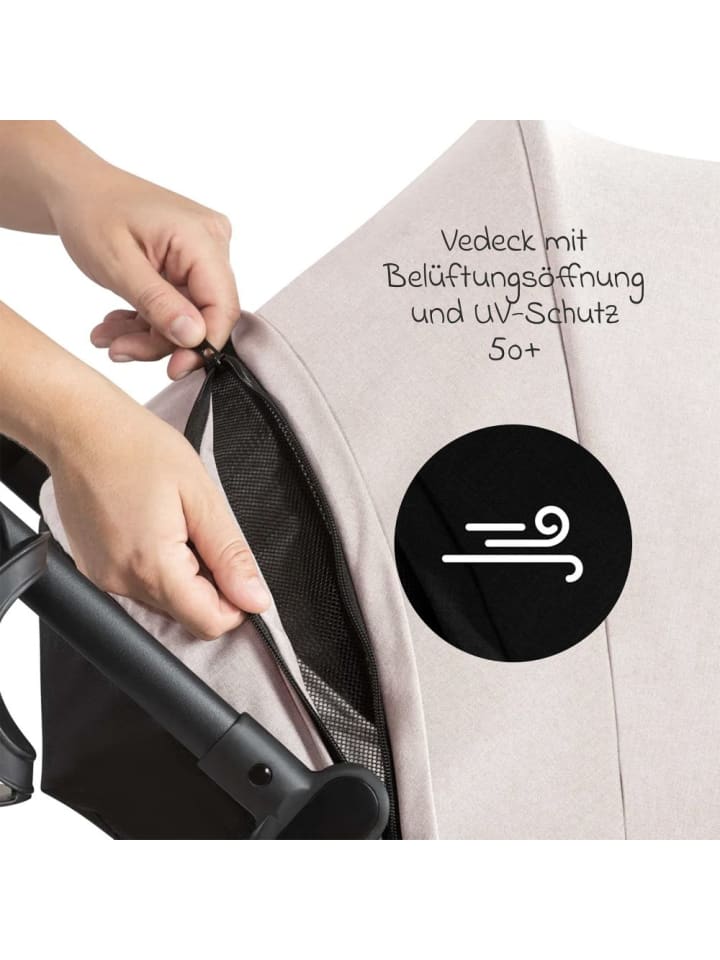 Hauck Buggy & Sportwagen Vision X inkl. XXL Zubehörpaket in beige günstig kaufen onesize