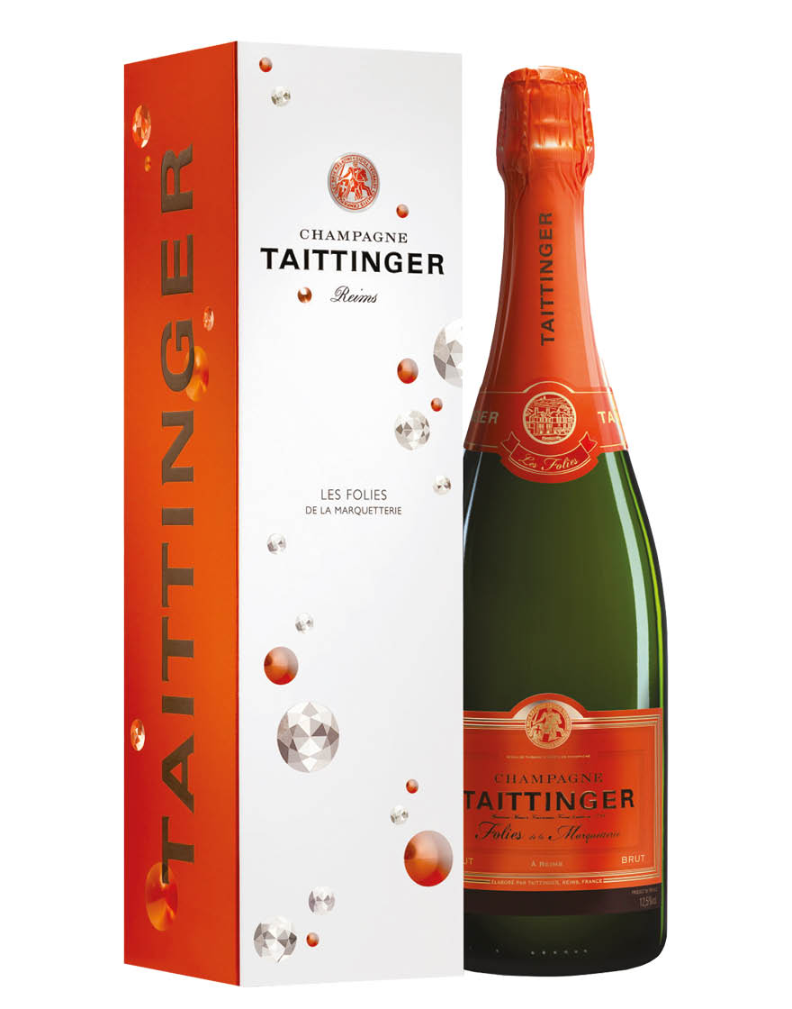 Champagne Brut AOC Les Folies de la Marquetterie Taittinger 0,75 ℓ, En Étui