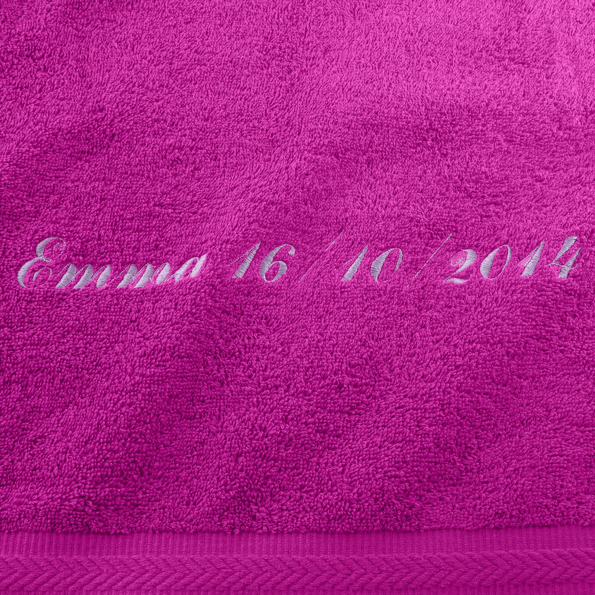 Serviette éponge personnalisable confort moelleux