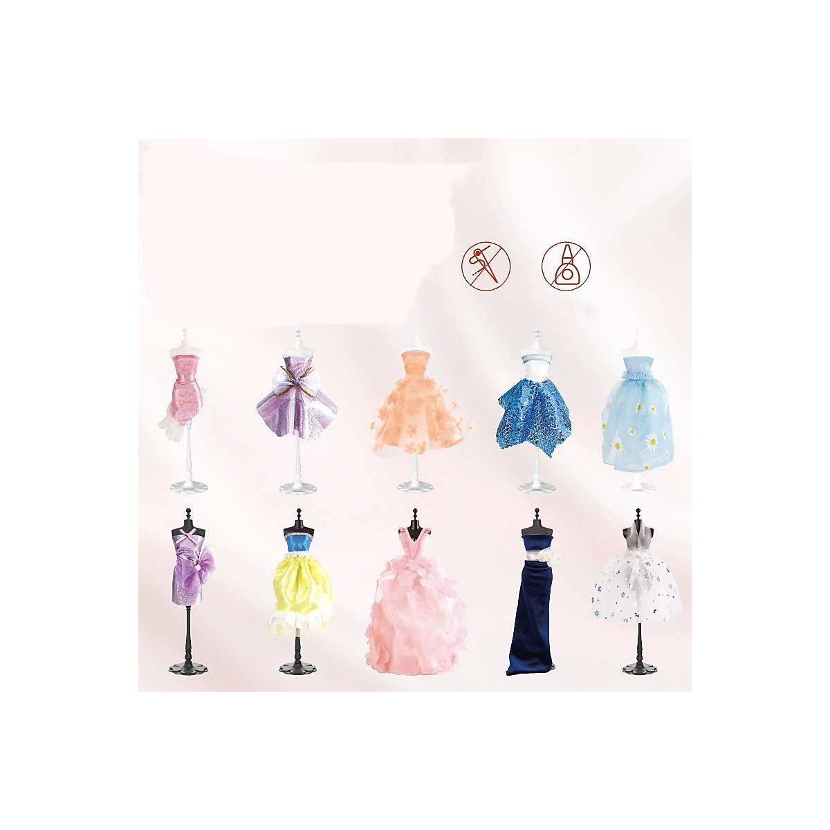 Dress Up Handgefertigtes Mode-DIY-Set für Kinder Kinderspielzeug Kostüm-Design-Spielzeugset