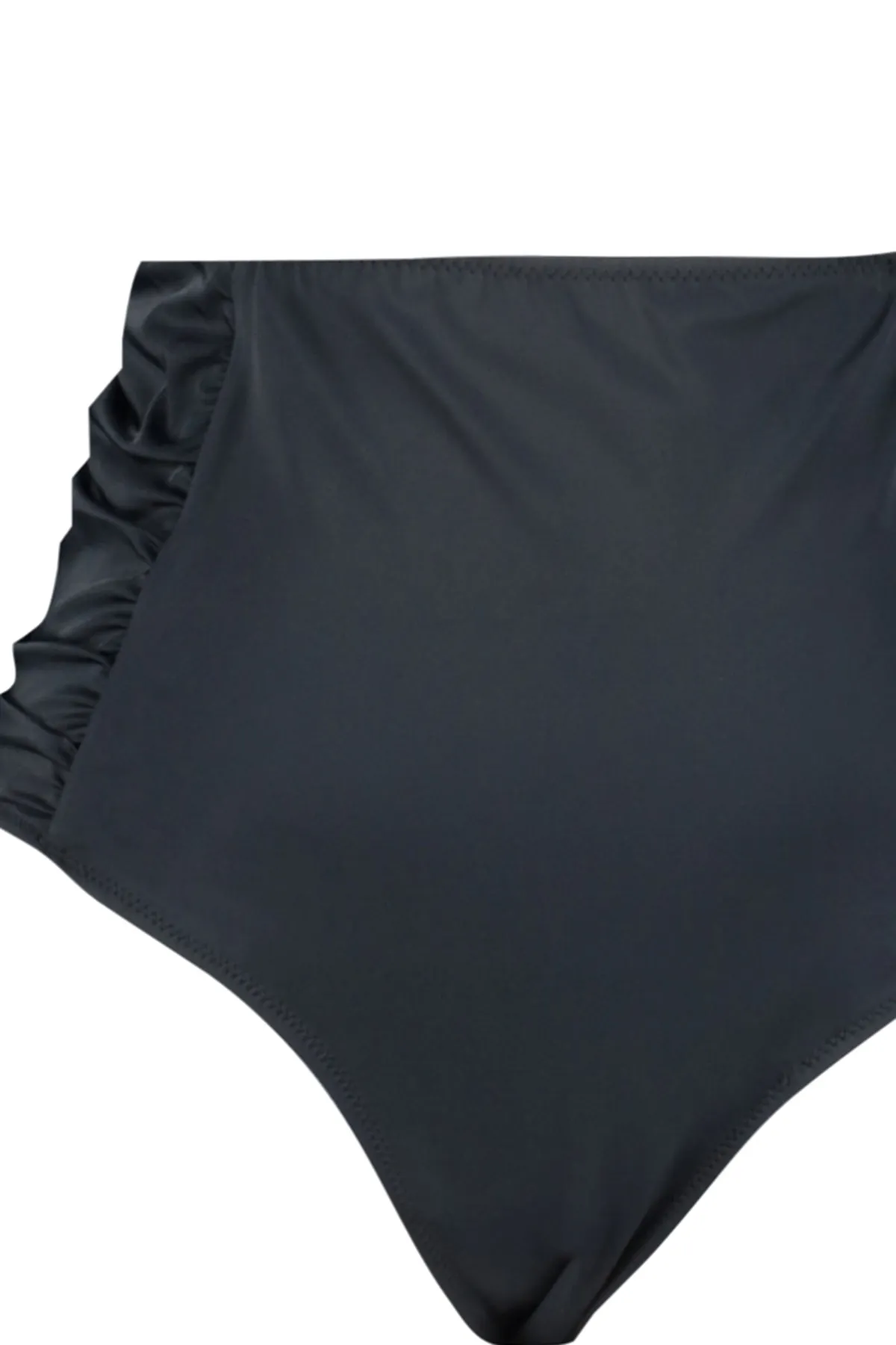 Trendyol Curve  Schwarze Bikinihose mit hoher Taille TBSSS22BA0329