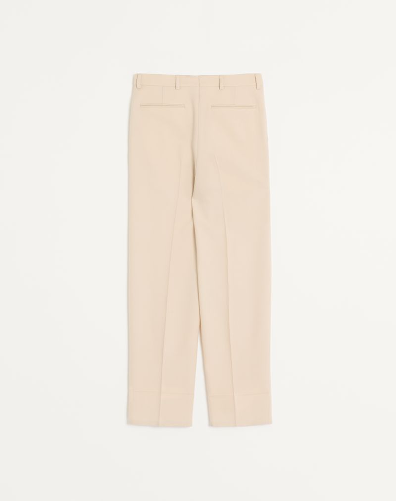 Wollen gabardine broek