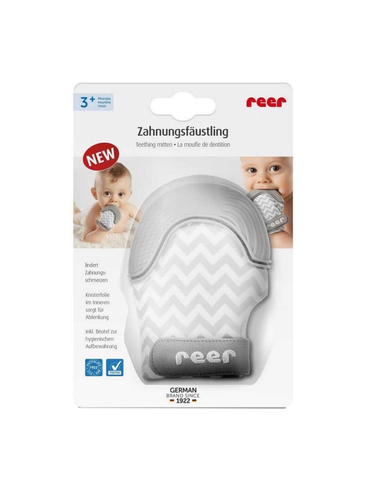 Reer Zahnungsfäustling in Grau ab 3 Monate günstig kaufen onesize