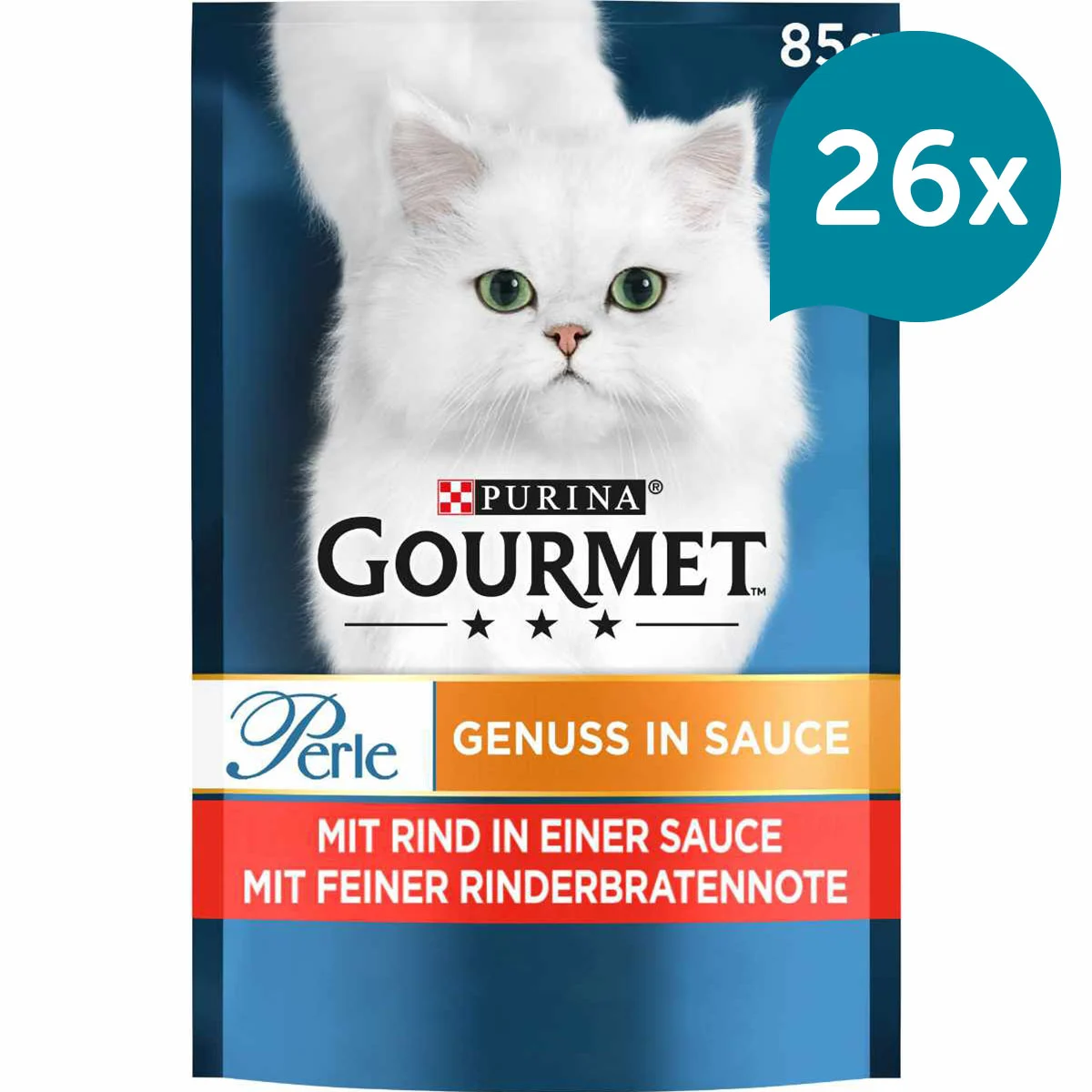 GOURMET Perle Genuss in Sauce mit Rind kaufen bei ZooRoyal