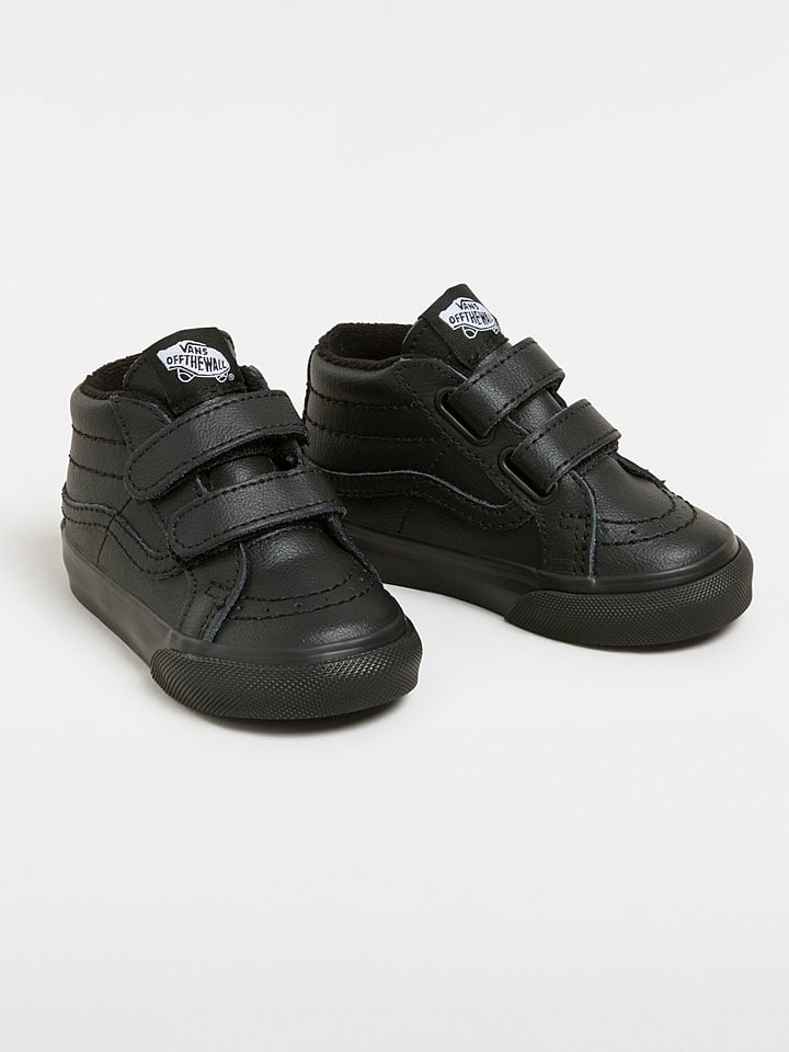 Vans Leder-Sneakers in Schwarz günstig kaufen