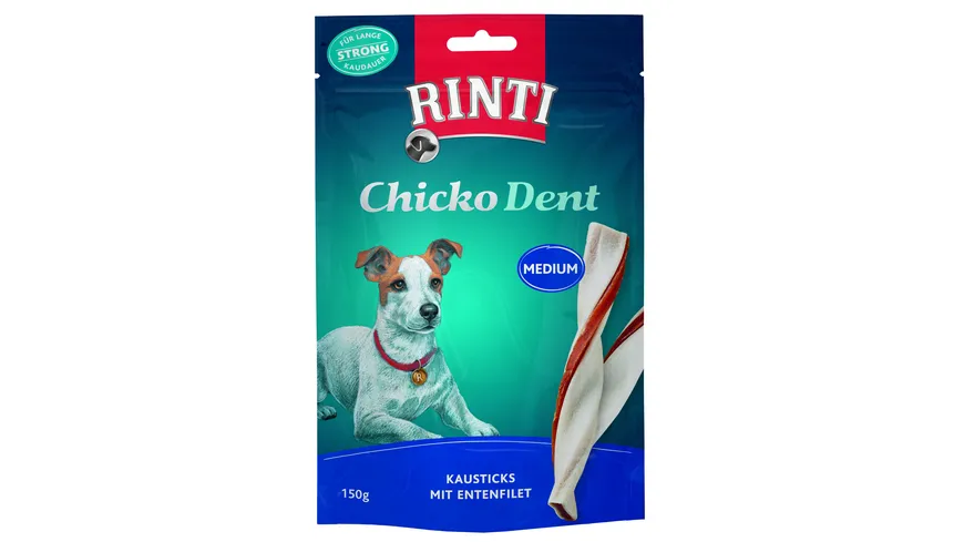 RINTI Hundesnack Chicko Dent Medium Ente 150 g