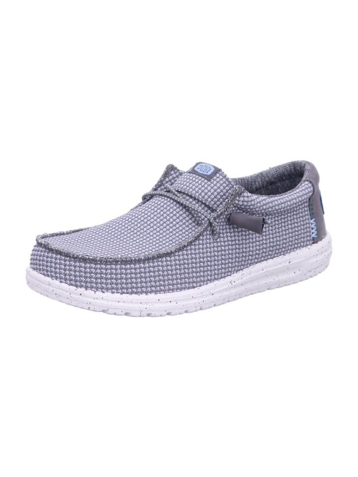 Hey Dude Herren Halbschuhe Wally in Grau günstig kaufen