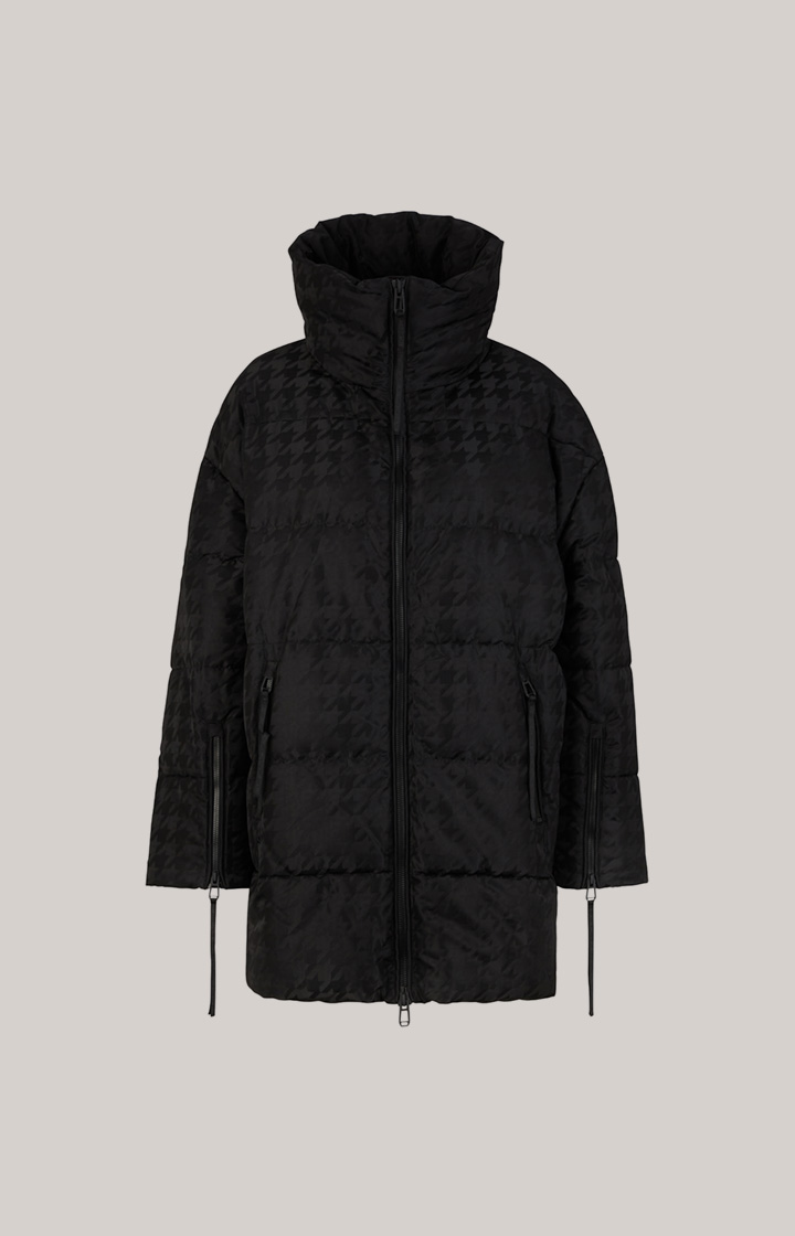 Jacke in Schwarz gemustert