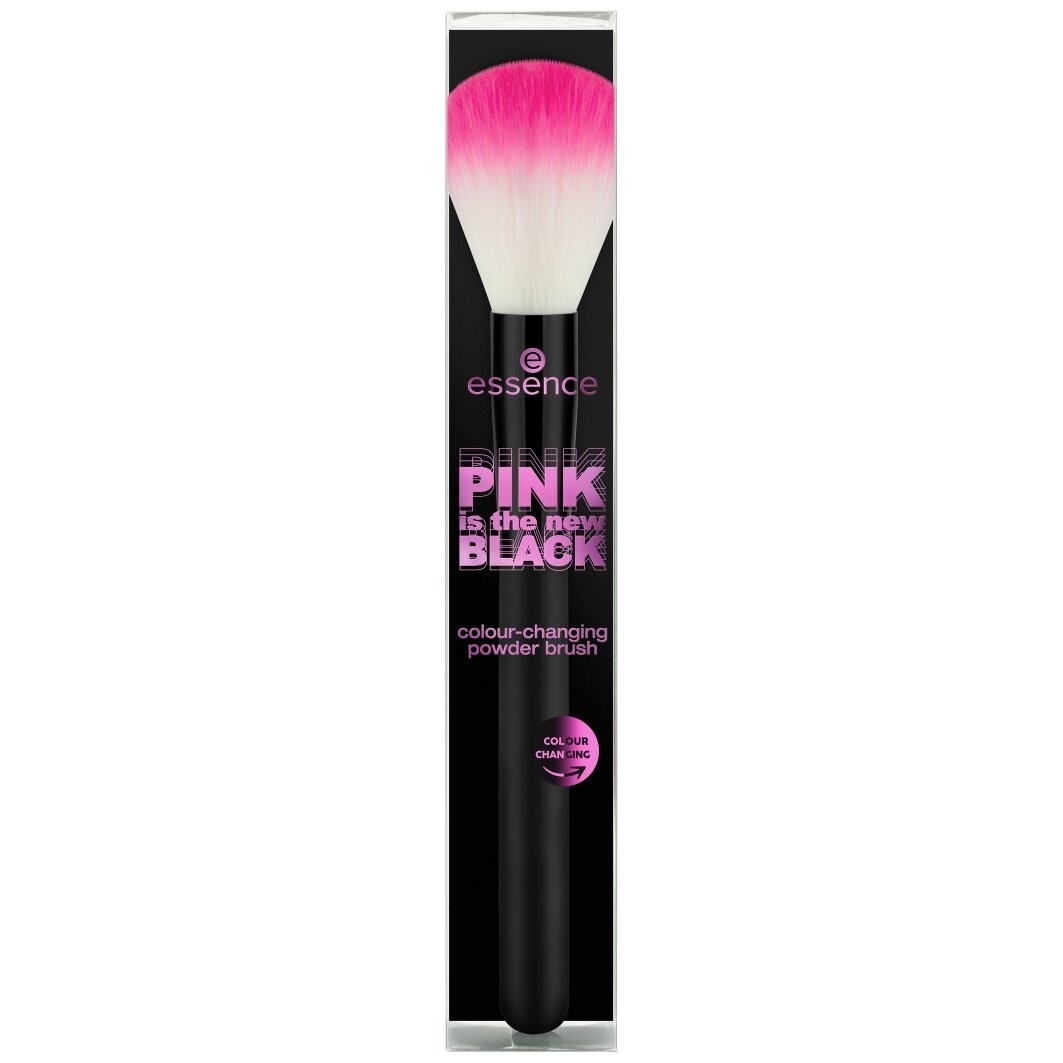 PINK is the new BLACK colour-changing powder brush