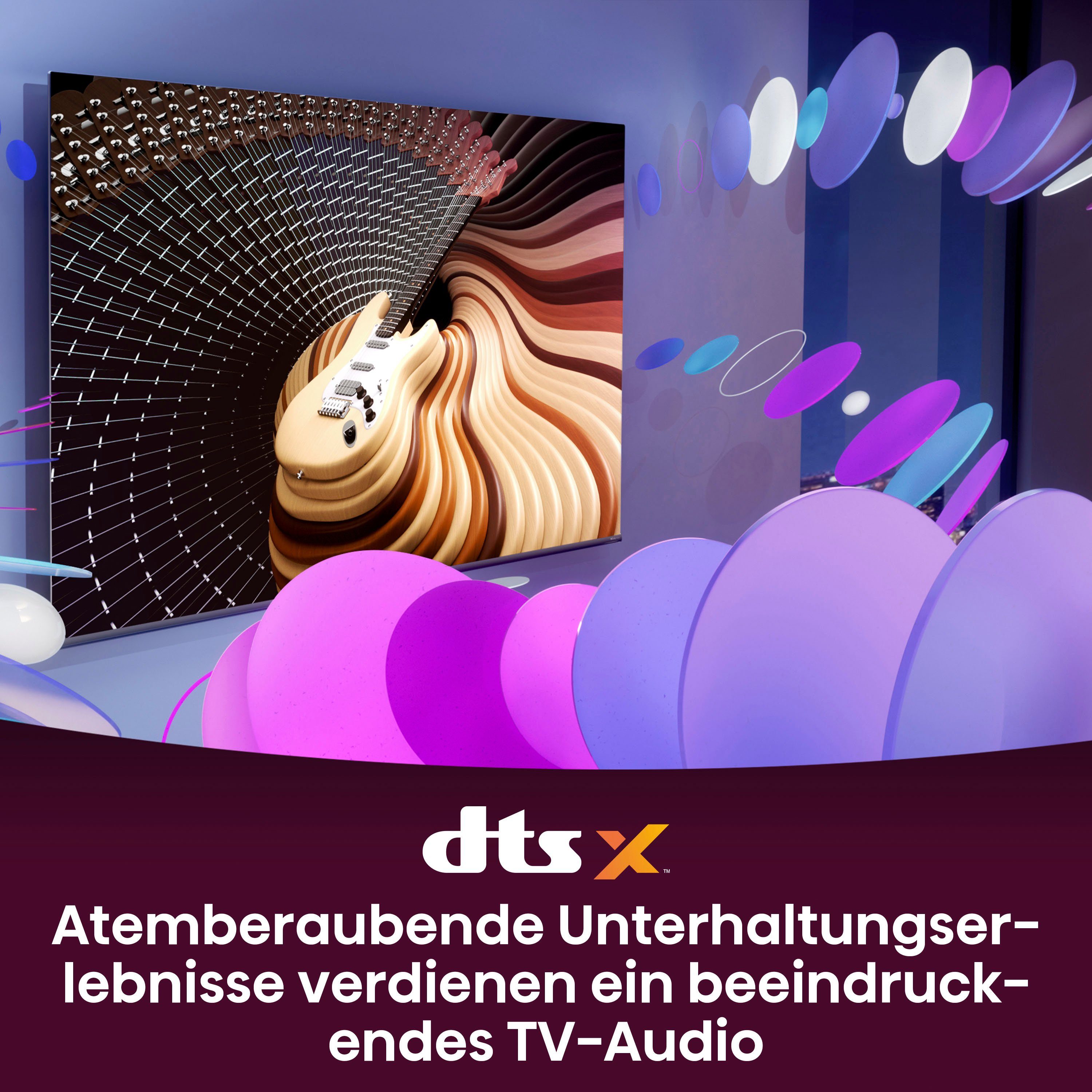 Hisense 70E61KT LED-Fernseher (177,8 cm/70 Zoll, 4K Ultra HD, Smart-TV, Smart-TV, Dolby Vision, Triple Tuner DVB-C/S/S2/T/T2)