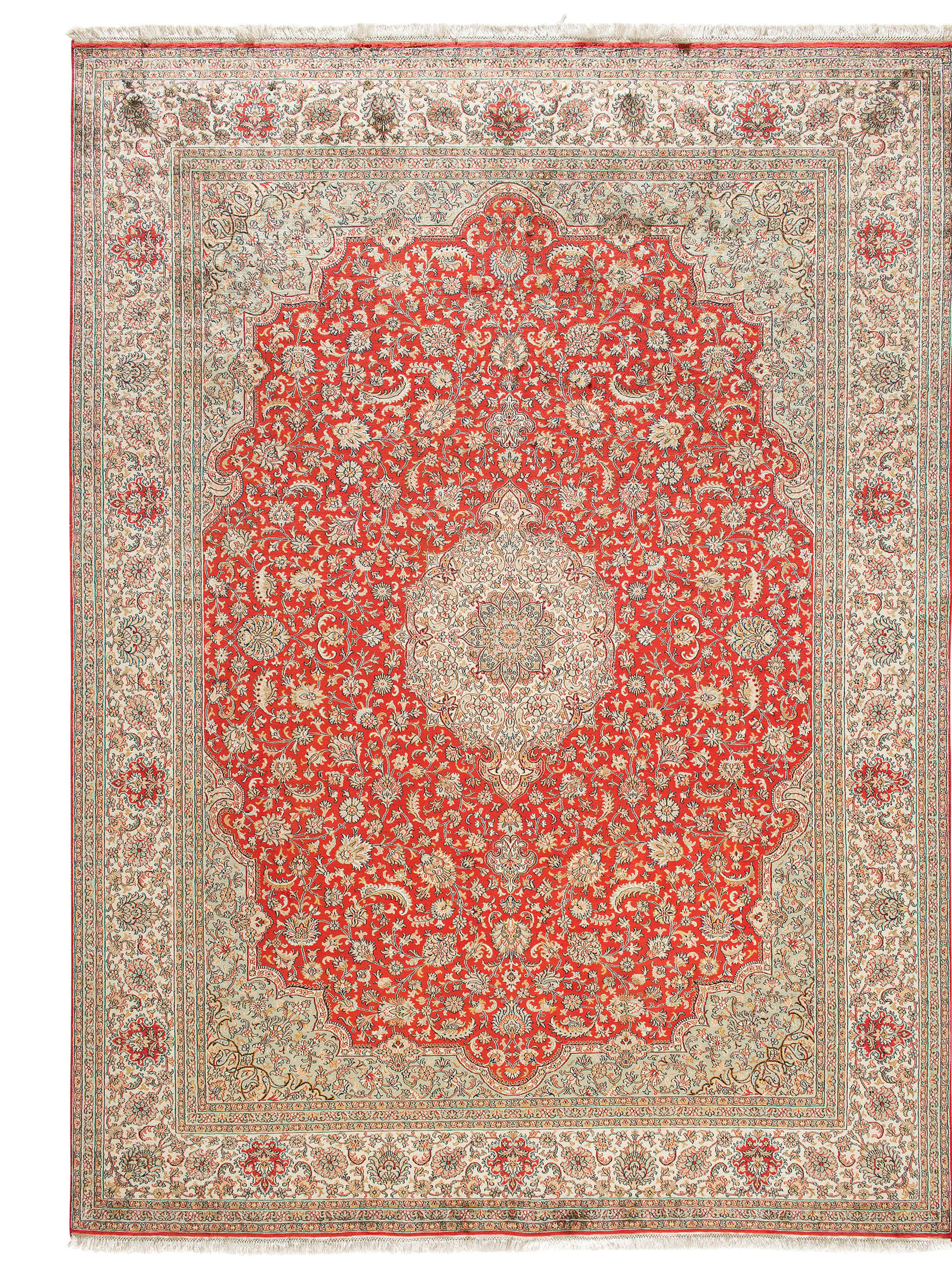 Kaschmir Seide 18/18 ca. 248 x 335 cm, Unikat / Einzelstück
