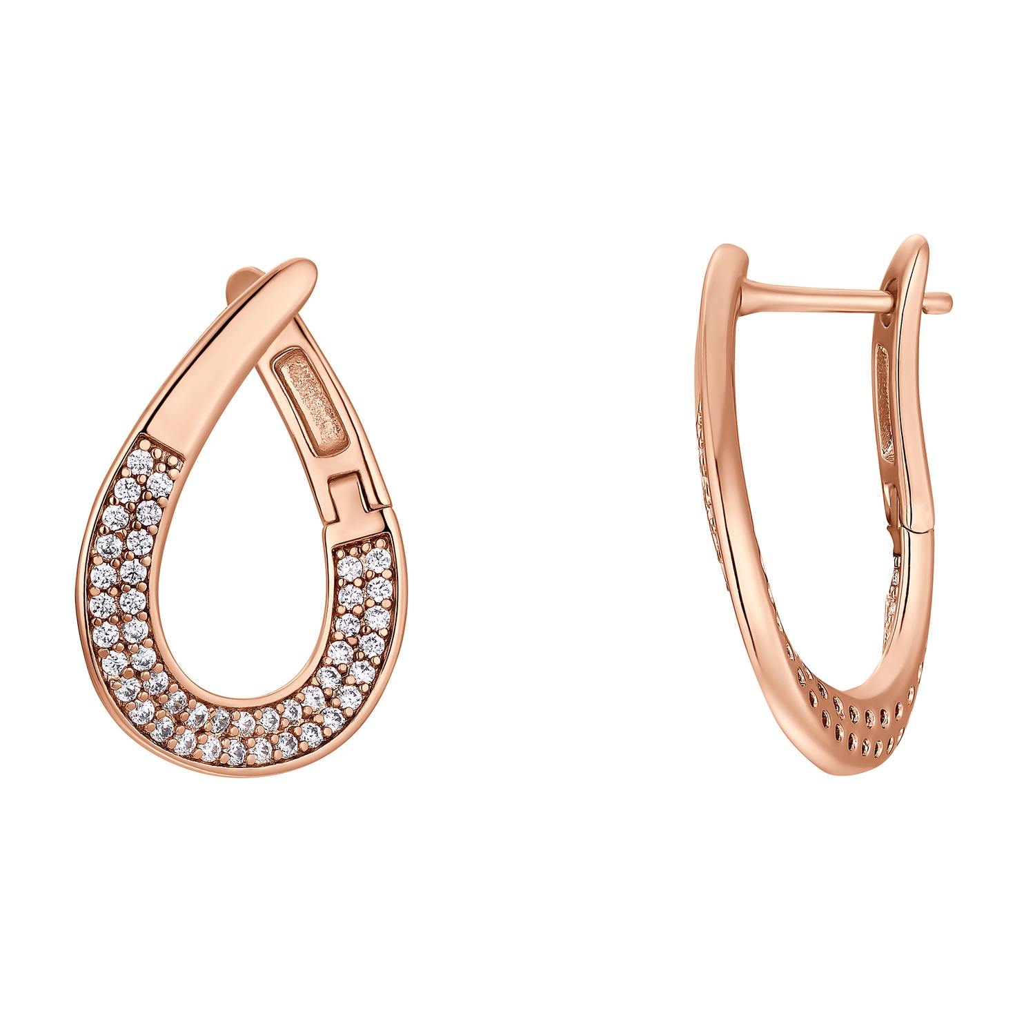 Heideman Noe earrings in rose gold