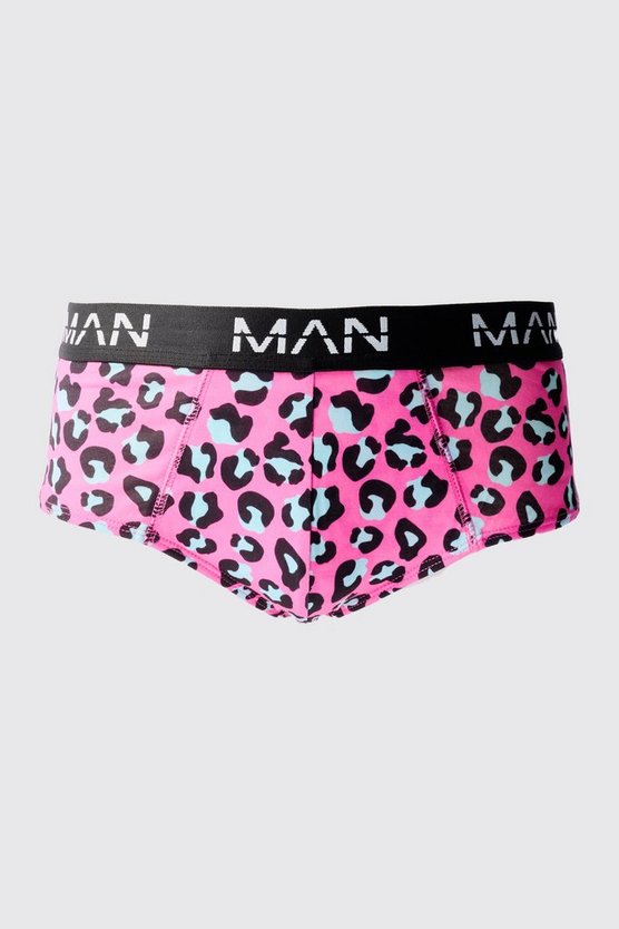 Man Unterhose mit Leopardenprint