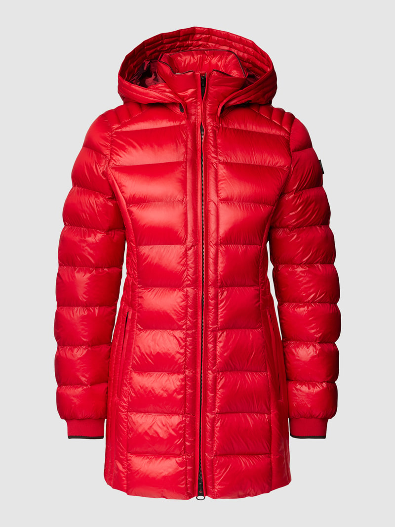 Steppjacke mit Kapuze Modell 'HIGHCLASS MEDIUM 1001' in rot