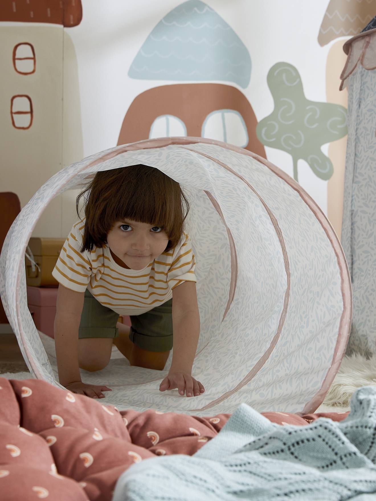 Tunnel de jeu rose