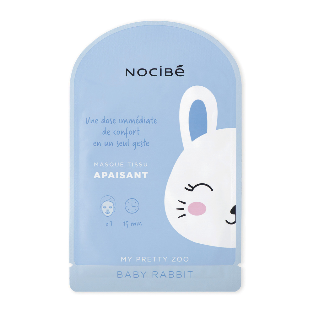 Nocibé My Pretty Zoo - Lapin Masque Visage Apaisant