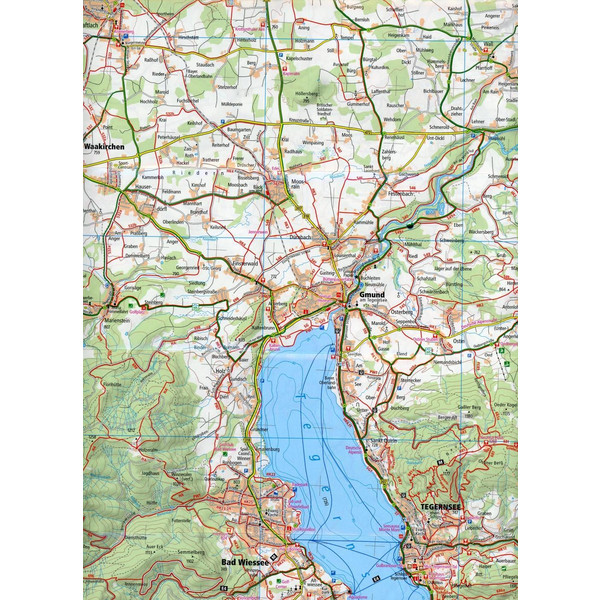 Tegernsee - Schliersee, Wendelstein, Bad Tölz - Miesbach 1:35 000 - Wanderkarte
