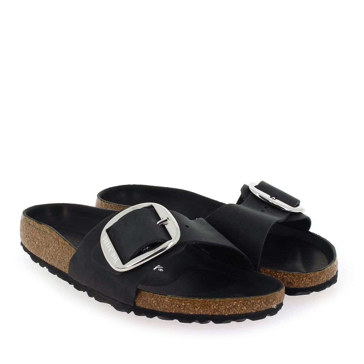 Birkenstock  MADRID BIG BUCKLE - Noir