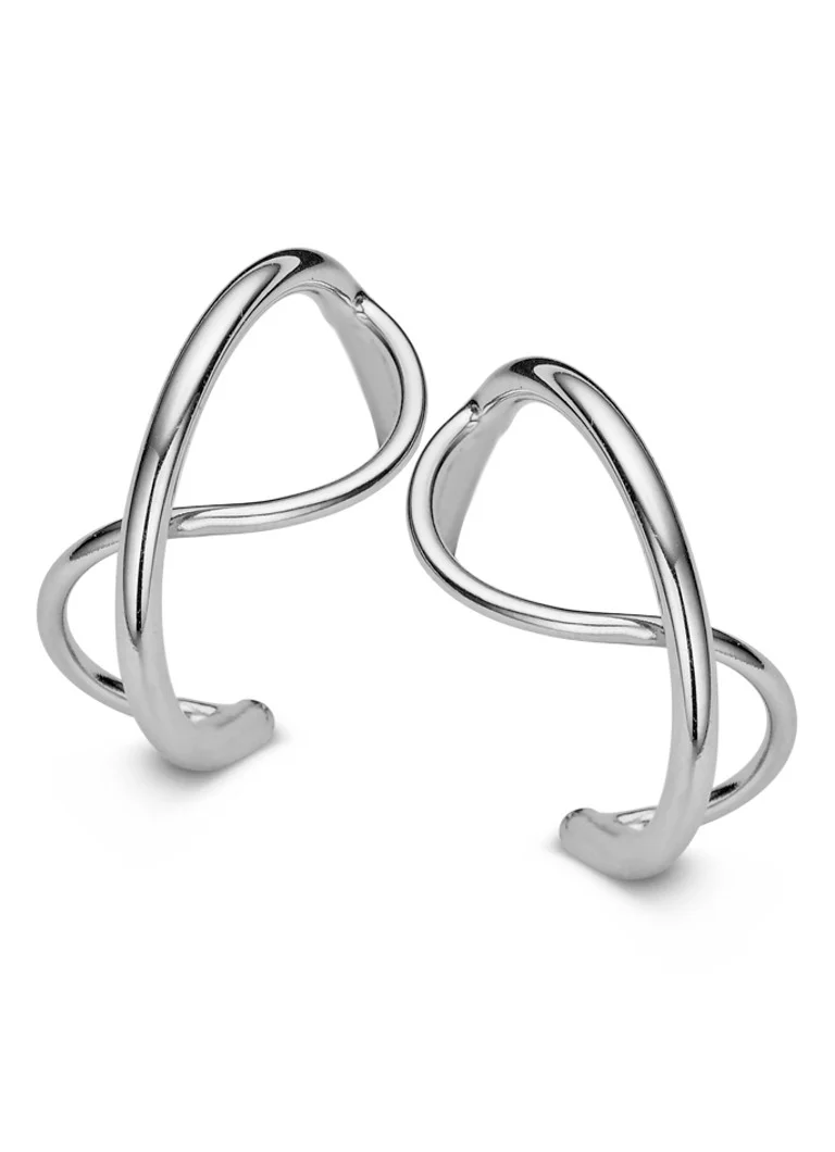 Casa Jewelry Sputnik Wire stud earrings made of silver