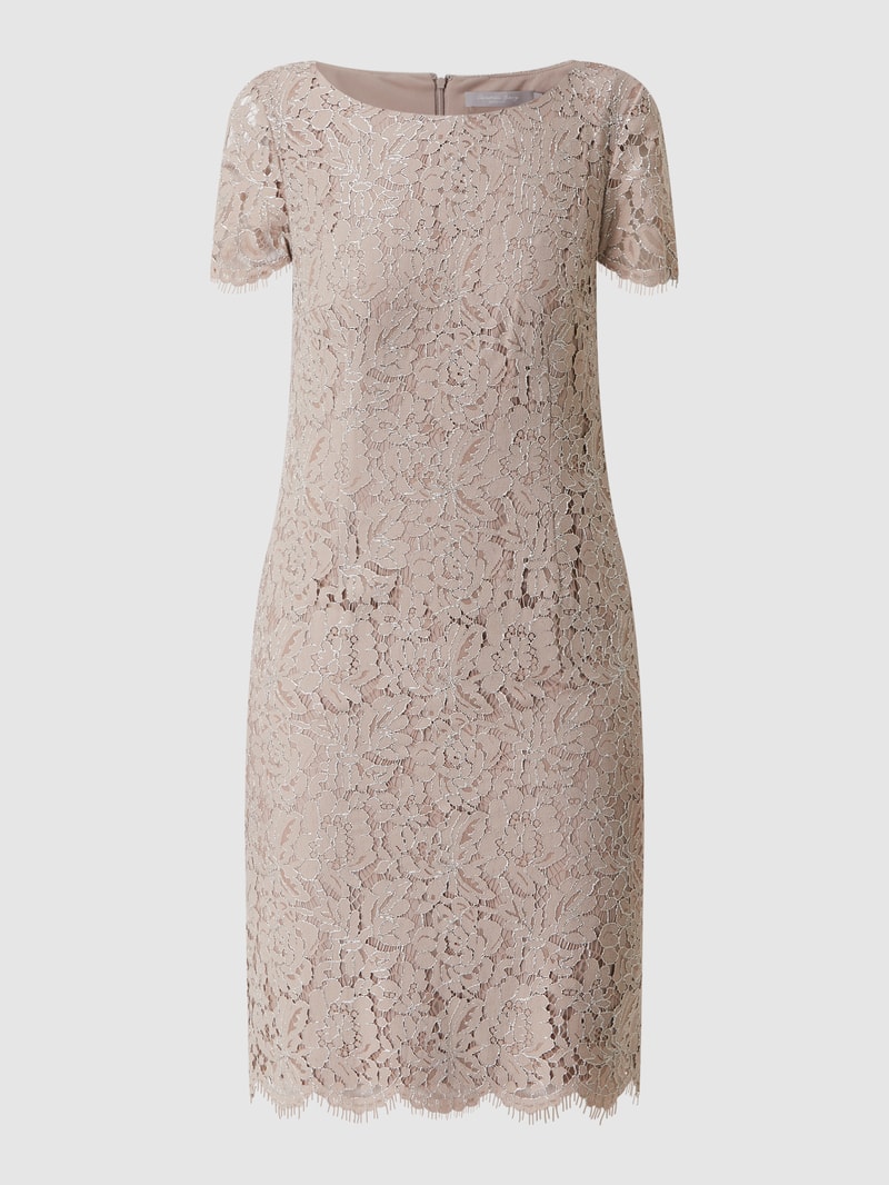 Cocktailkleid aus Spitze in mauve