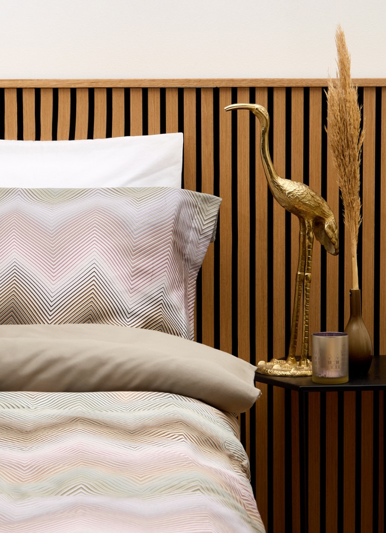 Set di biancheria da letto Vandyck Ziggy in raso di cotone - include una federa