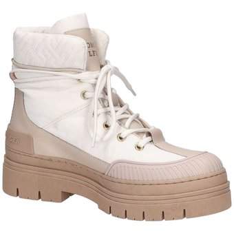 Tommy Hilfiger TH Monogram Outdoor Boot in beige
