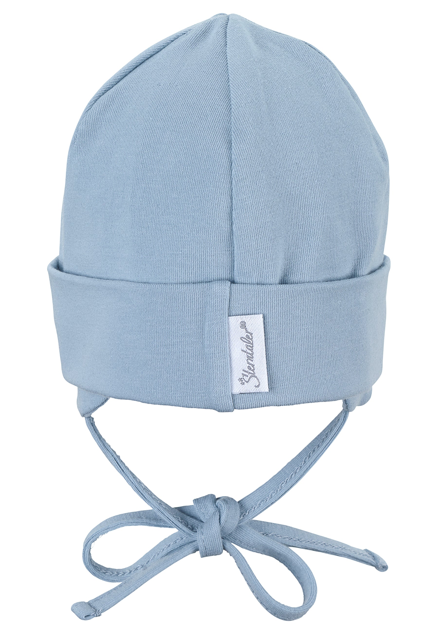 OCS Beanie aus Singlejersey Hellblau, Rosa u. Weiß