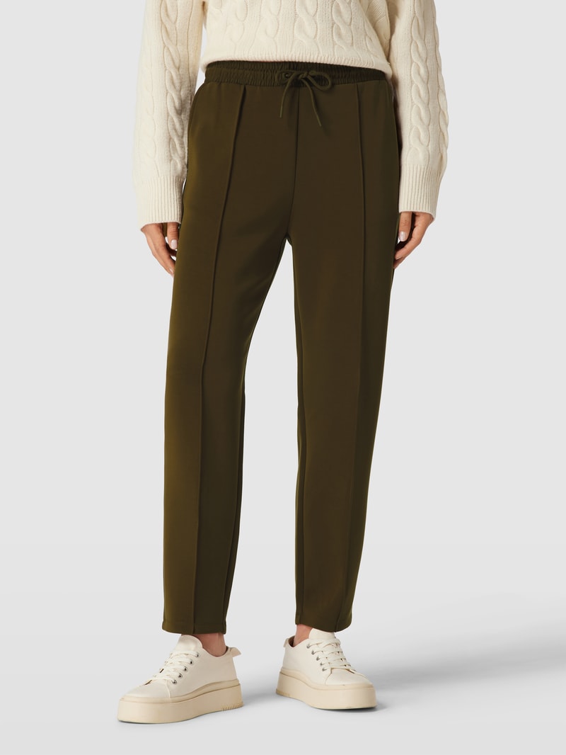 Sweatpants mit Tunnelzug Modell 'Peach' in khaki