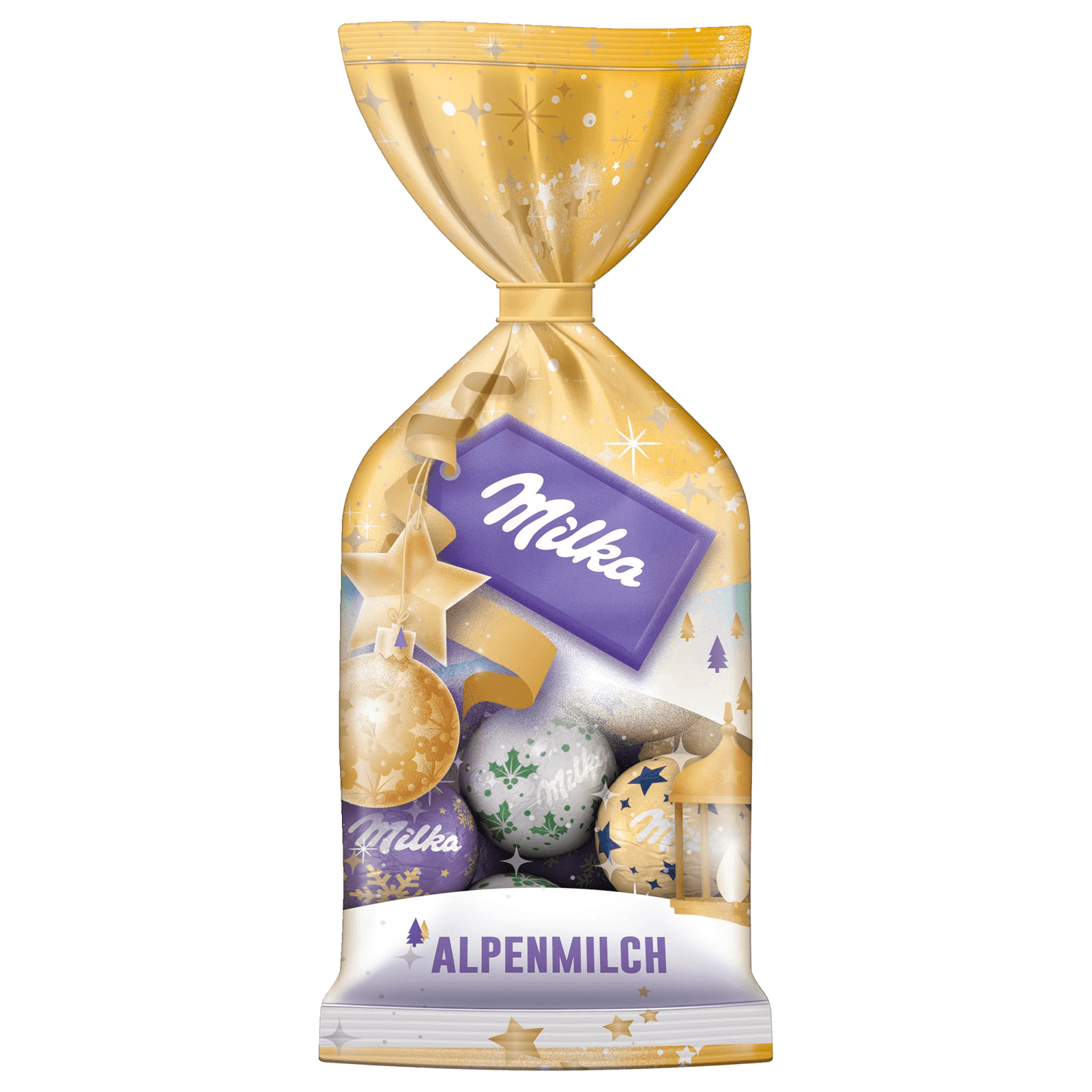 Milka Alpenmilch Weihnachts-Kugeln 100g